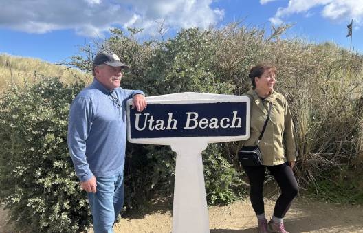 Omaha Beach Normandy D-Day landing site World War II